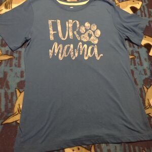 Fur Momma Tee - Size: Med 8-10  (0227)